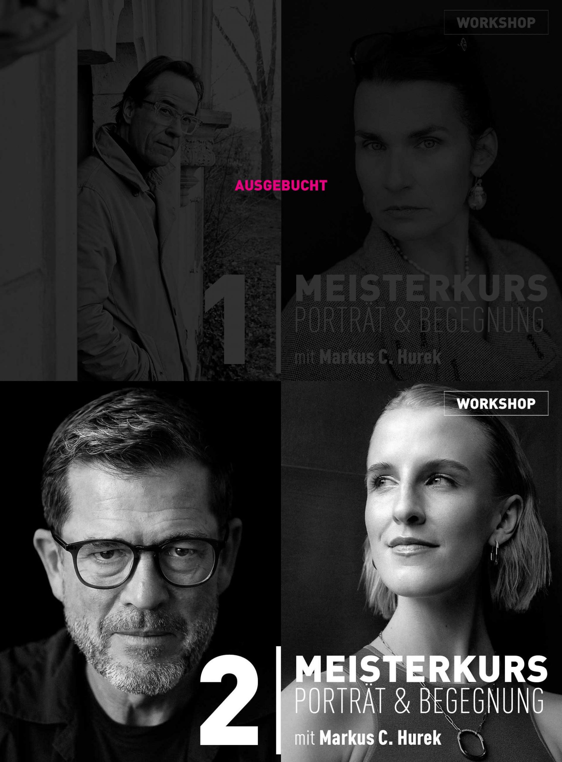 Samstag 25.4.26 und 2.5.26. Workshop mit Markus C. Hurek