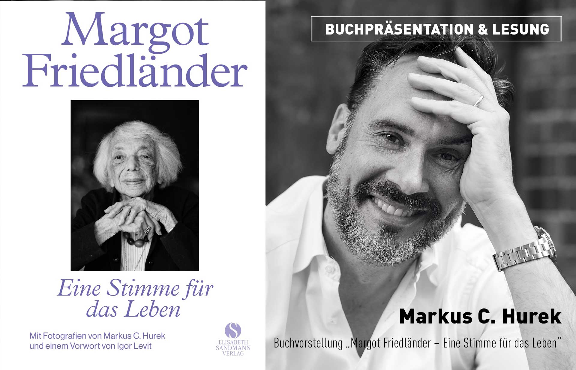 14. November 25: Buchvorstellung „Margot Friedländer – Eine Stimme für das Leben“